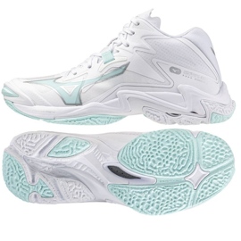 Mizuno vlnové osvětlení Z8 Mid boty ve V1GC240545 bílý 1
