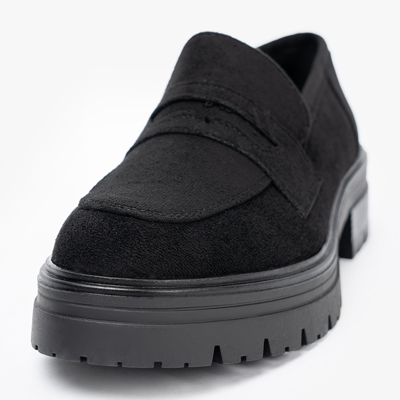 Diamantique Elegantní dámská bota na platformě černá 1