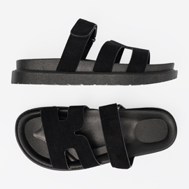 Shelvt Dámské pantofle černý 1