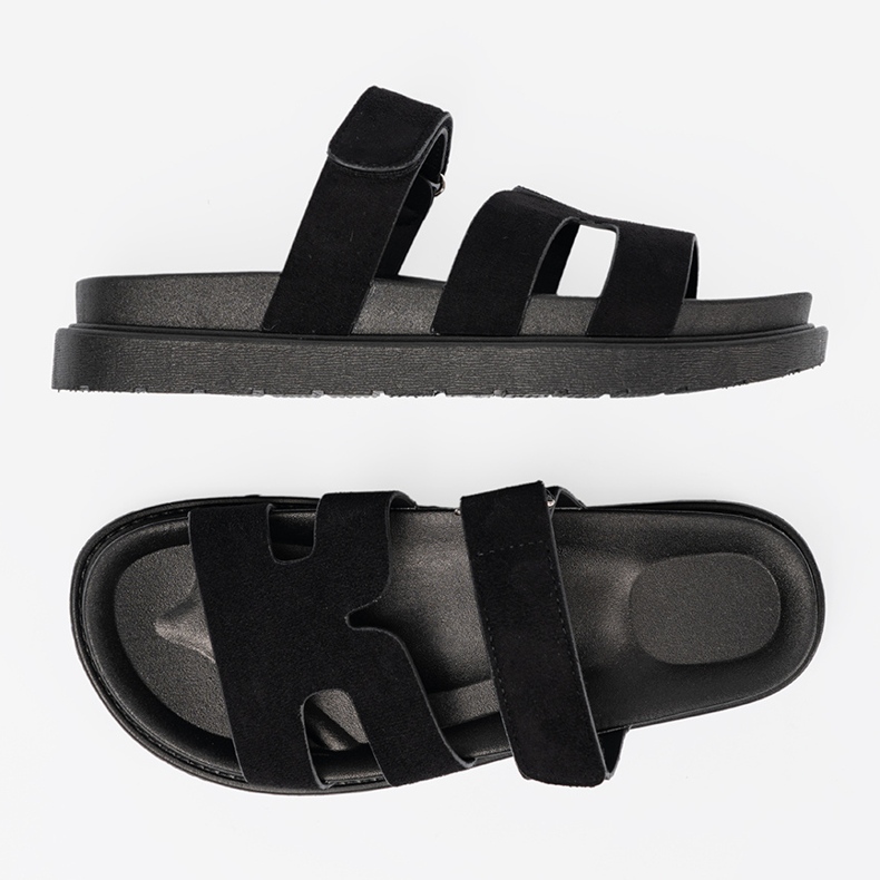 Shelvt Dámské pantofle černý 1