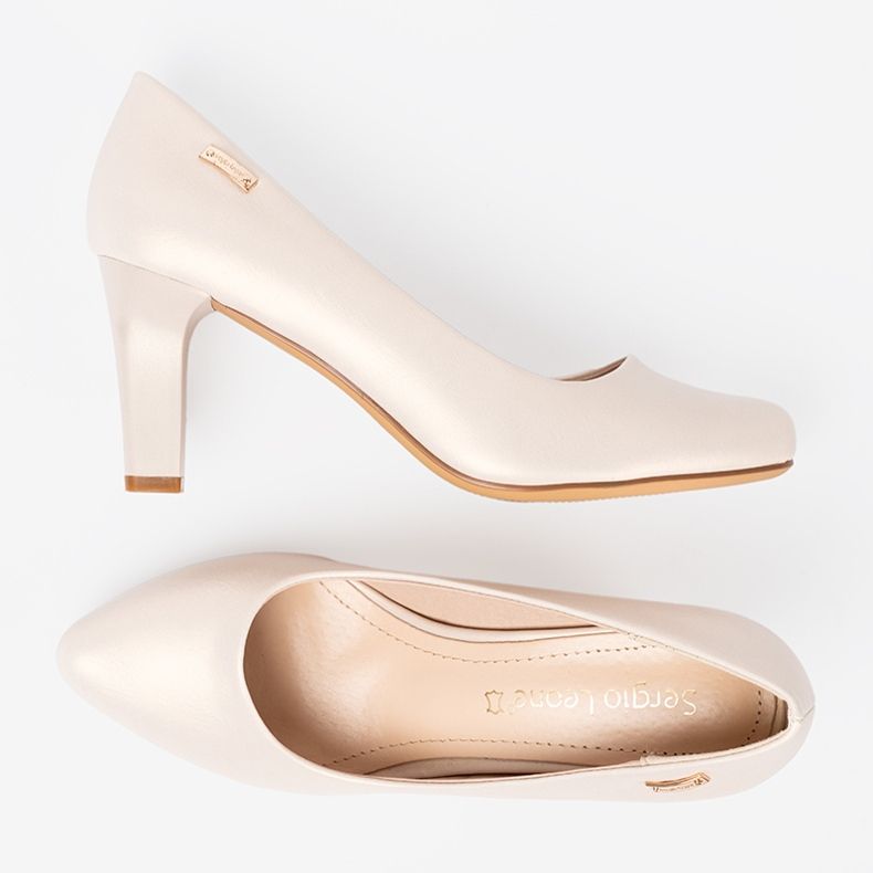Beige Pumps na Post Sergio Leone béžový 2