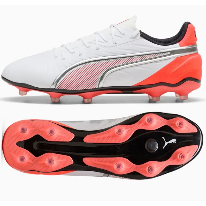 PUMA KING MATCH FG/AG 108832-01 Shoty bílý 1