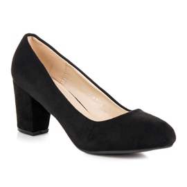 Obchodní lodičky na postu černá 1