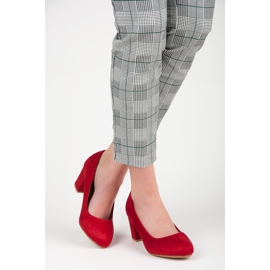 Obchodní lodičky na postu červený 1