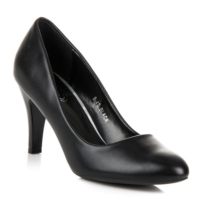 Černé vysoké podpatky černá 1 Černé vysoké podpatky černá 1