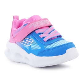 Skechers S Lights-Skechers Sola Glow-Ombre Deluxe JR 303714N-HPBL modrý 1