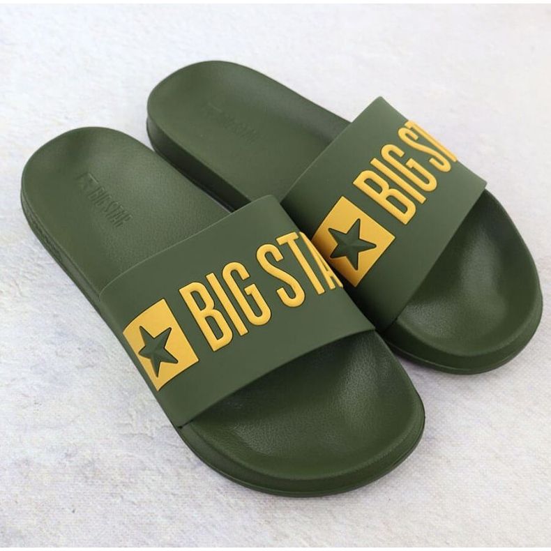 Big Star M SS174360 INT2150A FLIP -FLOPS zelená 2 Big Star M SS174360 INT2150A FLIP -FLOPS zelená 2