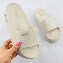 Pantofle na platformě Big Star v SS274722 Int2155B 1