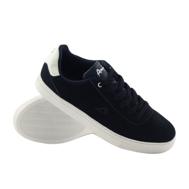 American Club Pánské boty sneakers American 17003 tmavě modré tenisky námořnická modrá 3