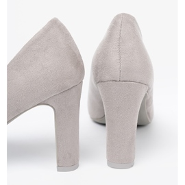Seastar Klasické šedé vysoké podpatky šedá 2