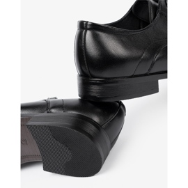 Shelvt Elegantní pánské boty v klasické černé a lesklé černá 1