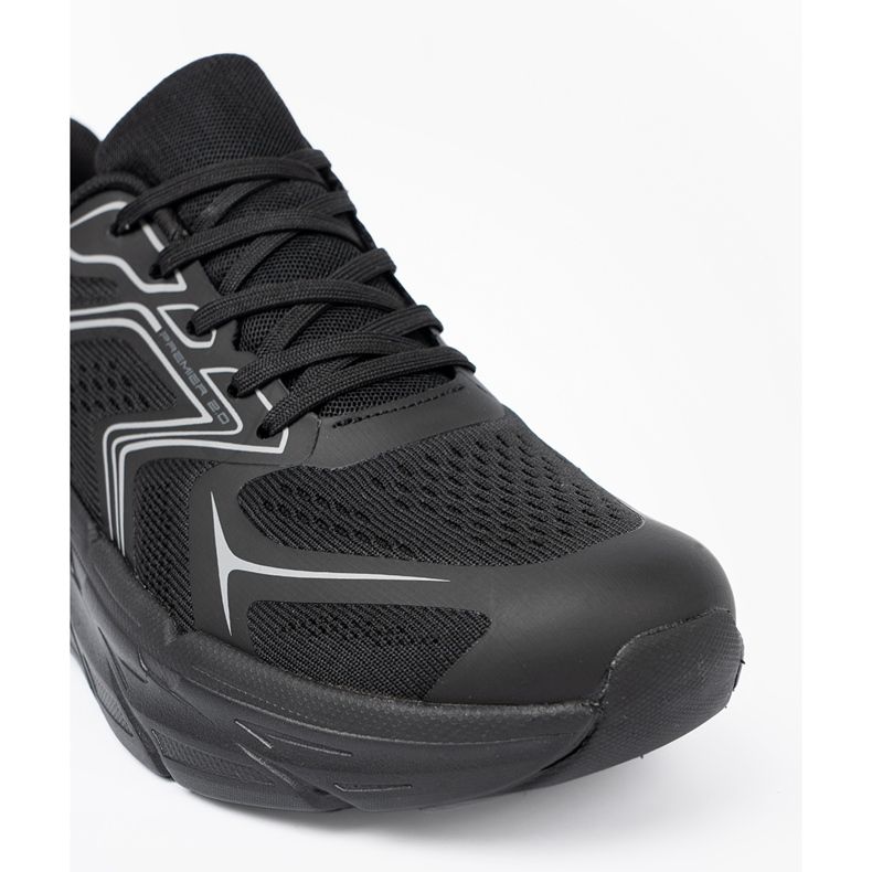 Shelvt Světle černá sportovní bota na tlusté podrážce McArthur 1