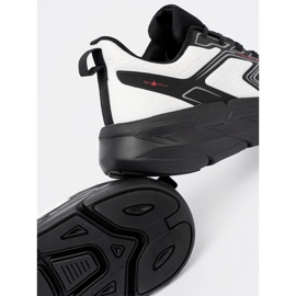 Shelvt Pohodlná bílá a černá sportovní bota se síťovou strukturou McArthur 2