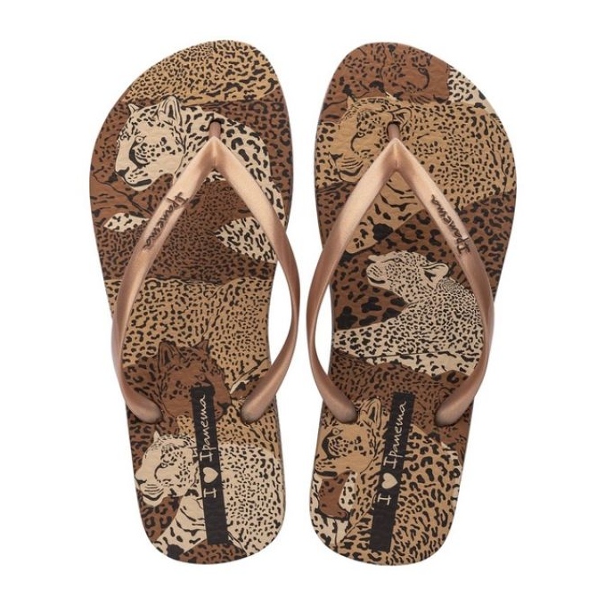 Ipanema Animal Flip -Flops in 83617ay384 hnědý 2