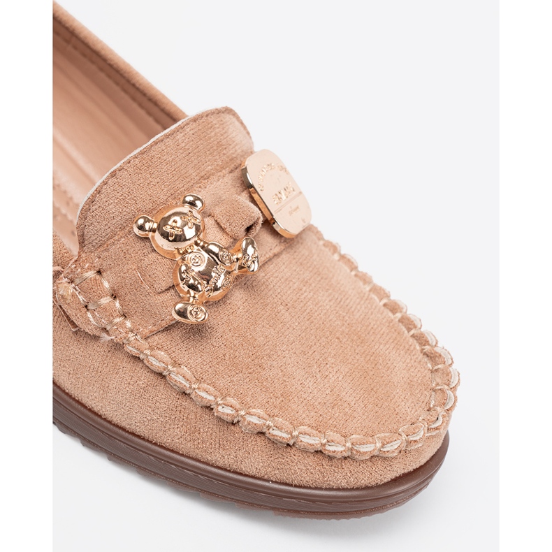 Shelvt Béžové boty pro semišové klíny béžový 1