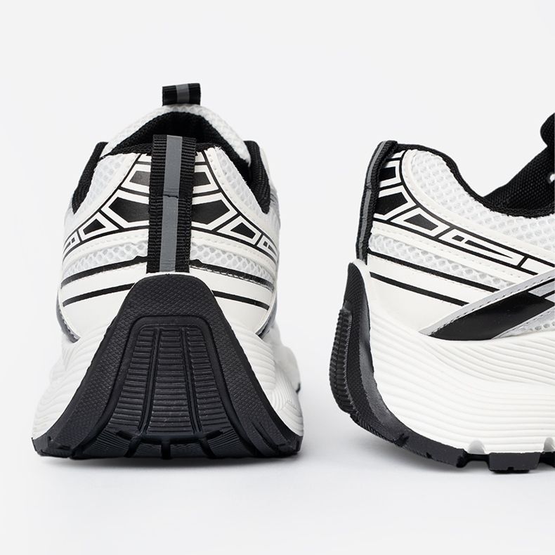 Shelvt Bílé a bílé pohodlné tenisky se síťovou 1