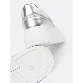 Shelvt Bílé a stříbrné tenisky s třpytivými detaily vícebarevný 2