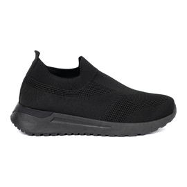 Shelvt Slip-on sportovní boty v černé barvě černý 2