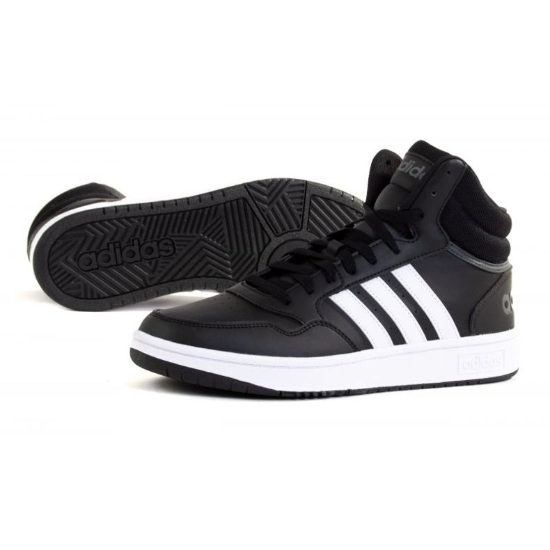 Boty adidas Hoops 3.0 Mid GW3020 černý 1