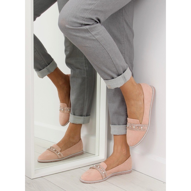 Růžové mokasíny Lordsy JN-181 růžové růžový 1