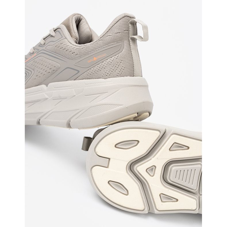 Shelvt Pohodlné šedé sportovní boty se strukturou sítě McArthur šedá 2