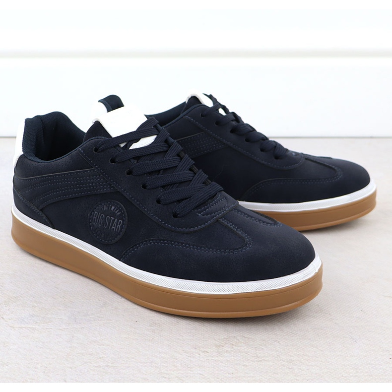 Pánské sportovní boty Navy Blue Big Star SS174021 1