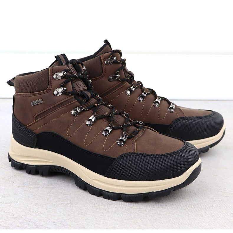 Big Star Pánské boty nejsou izolované hnědé velké hvězdy SS174049 hnědý 1