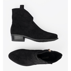 Seastar Černé boty semišové kovbojské boty černá 2