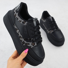 Sportovní boty na Pladteru ZZ s Black Big Star SS274358 černý 1