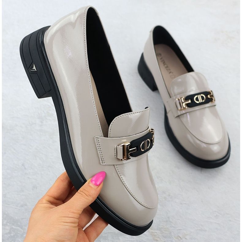 Dámské kožené boty VALNISED BEIGE VINCEZA 39957 béžový 1