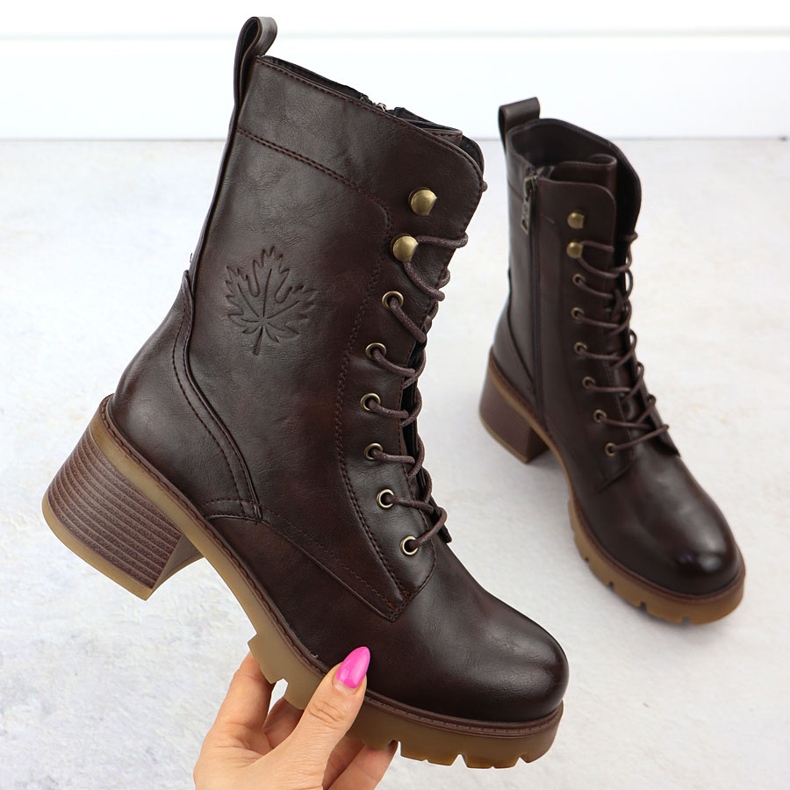 Dámské boty na Brown Vinceza 89136 1