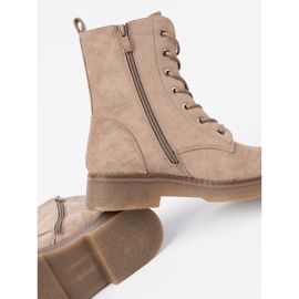 Shelvt Stylové béžové pracovníci s kulatým nosem béžový 1