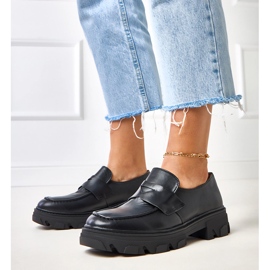 Černé boty z ekokůže Kirna černý 1