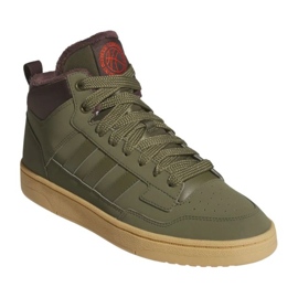 Adidas Rapid Court Mid Winterrized M jr0184 boty zelený 1