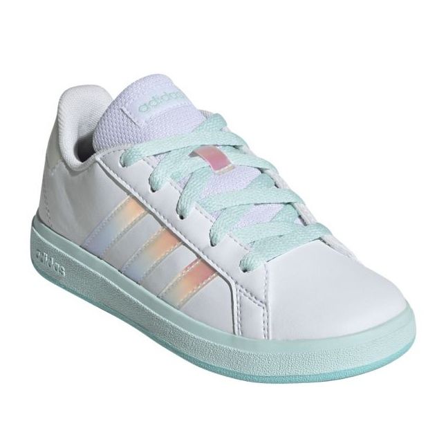 Adidas Grand Court Lifestyle Lace Tennis Jr Jr6097 Boty bílý 2