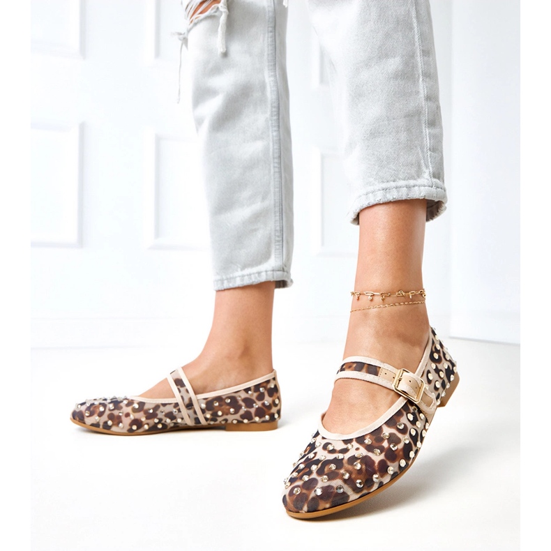 Baleríny s pantitanem s krystaly malmo hnědý 2