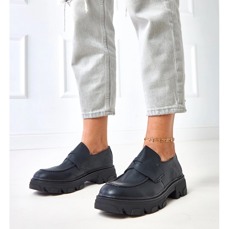 Černé ženy Mathered Moccasins Kirna černý 1