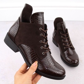 Vinceza Vincez Boots v roce 16477 Jan348b hnědý 1