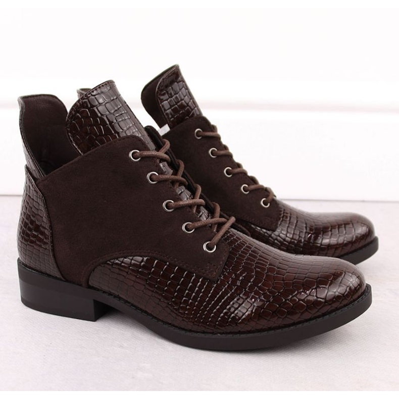 Vinceza Vincez Boots v roce 16477 Jan348b hnědý 2