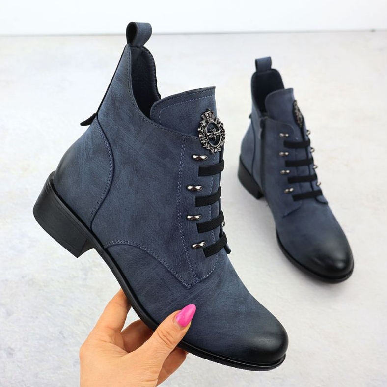 Izolované boty Jezzi v ASA198-21 Jez412e modrý 1