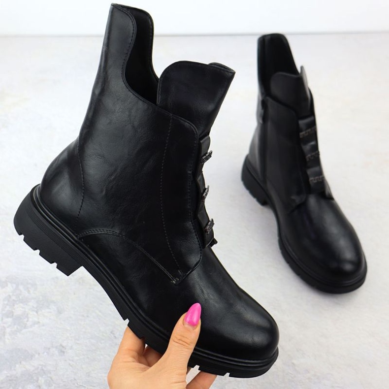 Izolované jezzi boty v MR2501-4 JEZ454A černá 1