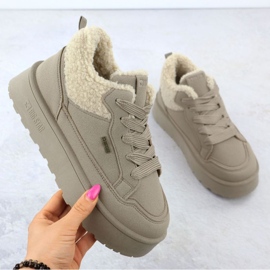 Big Star Boty s velkou hvězdnou kabát ovčí v SS274105 Int2171A 1