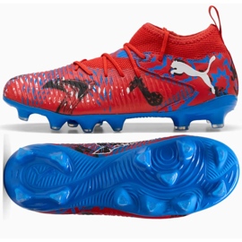 Puma Future 8 Match Playmakers JR FG/AG 108750-01 Shoty červené 1