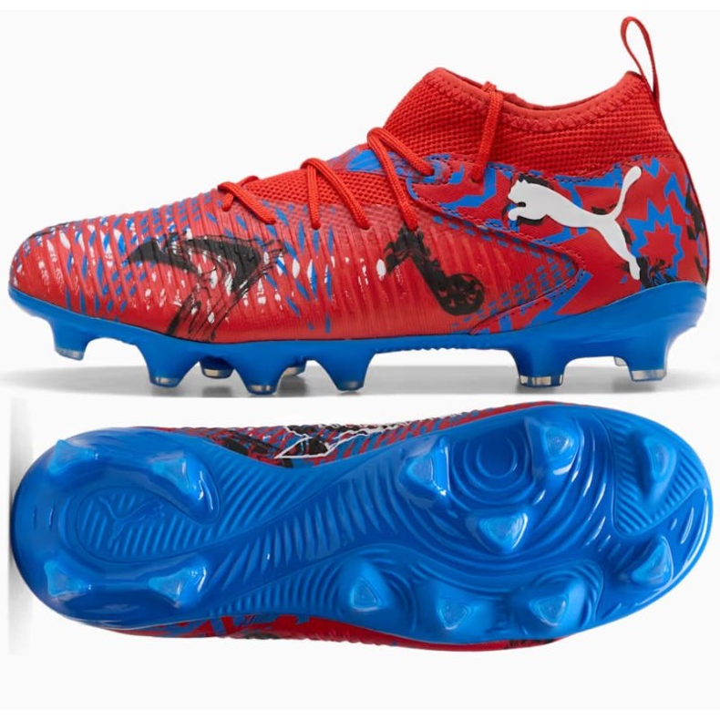 Puma Future 8 Match Playmakers JR FG/AG 108750-01 Shoty červený 1