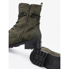 Shelvt Tmavě zelené přichycené pracovníci s nízkým paty 1