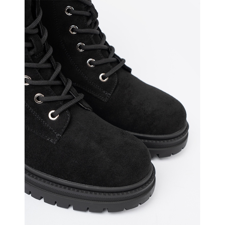 Shelvt Elegantní černí pracovníci s lesklými krystaly černá 1