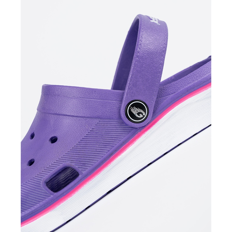 Shelvt Fialové boty Crocs fialová 1