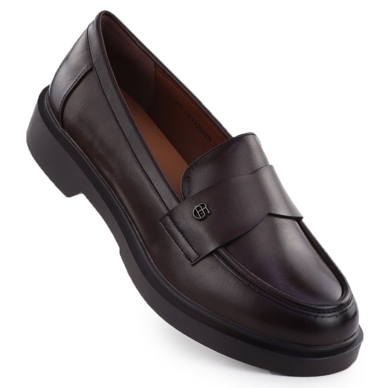 Boty dámské mokasíny lords Brown Potocki JE19332 hnědý 1