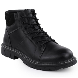 Pánské boty izolované boty pro posuvníky Black Vanhorn AN71307 černá 1