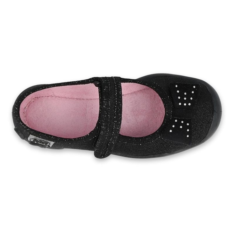 Befado Children's Ballerinas 114x240 s lukem v flitrech černá 3